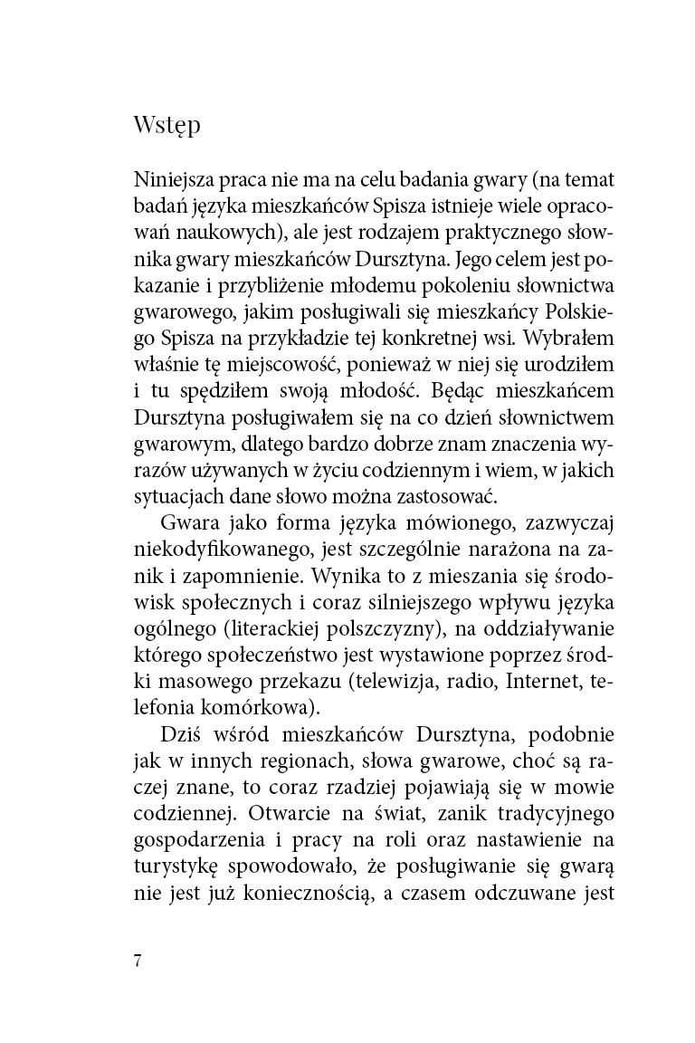 Dursztyn. Spiska gwara i zwyczaje - obrazek 4